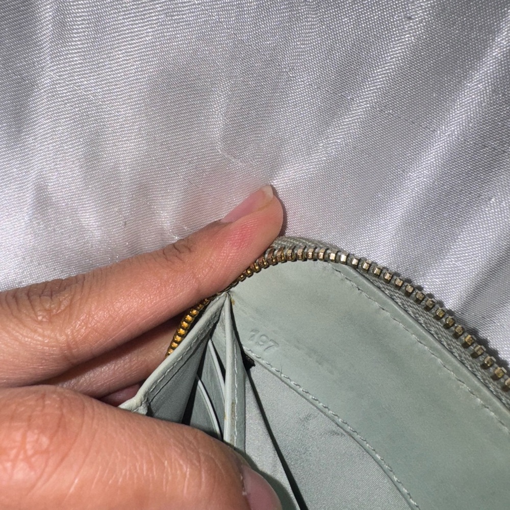 Miu Miu Khaki Beige Crocodile Embossed Long Zip Wallet (relist) - Picture 16 of 16